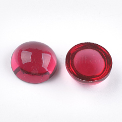 半透明の樹脂カボション  半円/ドーム  ミックスカラー  10x4.5mm&nbsp;RESI-S361-10mm-M