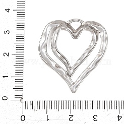 Hammered 304 Stainless Steel Pendants&nbsp;STAS-D264-06C-P