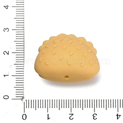 シリコンビーズ  焦点ビーズ  タコス  きいろ  21x27.5x18mm  穴：2mm&nbsp;SIL-B080-03