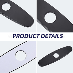 Oval Stainless Steel Faucet Hole Covers&nbsp;STAS-WH20001-18C-EB