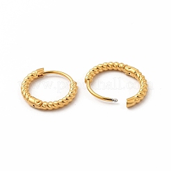 316 Stainless Steel Hoop Earrings for Women&nbsp;EJEW-C004-16B-G