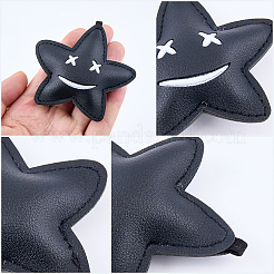 4Pcs 4 Styles Imitation Leather Pendants&nbsp;FIND-CL0001-25