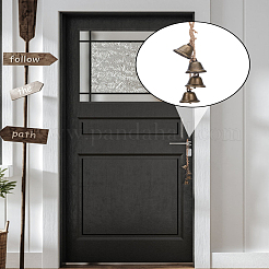 Christmas Iron Bell Wind Chime&nbsp;DIY-WH0899-81