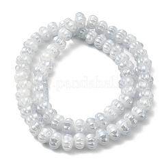 Pearl Luster Plated Electroplate Glass Beads&nbsp;GLAA-G106-02A-PL03