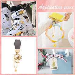 Flower Alloy Enamel Pendant Decoration&nbsp;PALLOY-PH01583