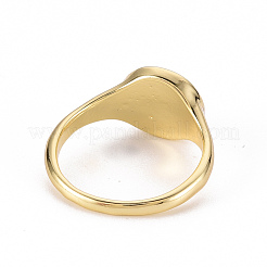 Alloy Enamel Wide Band Rings&nbsp;LS-RJEW-N034-002G-RS