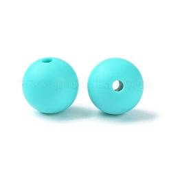 Round Food Grade Eco-Friendly Silicone Focal Beads&nbsp;SIL-F003-01E