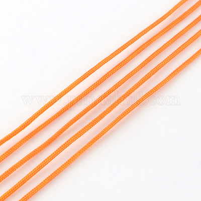 ナイロン糸  ダークオレンジ  1mm  約153.1ヤード（140m）/ロール&nbsp;NWIR-R013-1mm-525-1