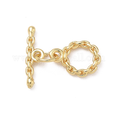Brass Toggle Clasp&nbsp;KK-D289-53B-G-1