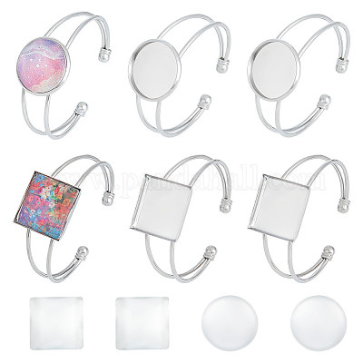 DIY Blank Bangle Making Kits&nbsp;DIY-UN0005-73-1