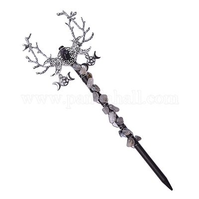 Triple Moon Labradorite Magic Wand&nbsp;PW-WG27908-05-1