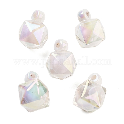 UV Plating Opaque Acrylic Pendants&nbsp;OACR-S142-03C-1