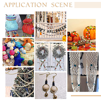 480Pcs Styles Dyed Natural Wood Beads, Lead Free, Round Oval/Oblong,  Coconut Brown, 6~10x4~9mm, Hole: 2~3mm, 120pcs/style - Main Image