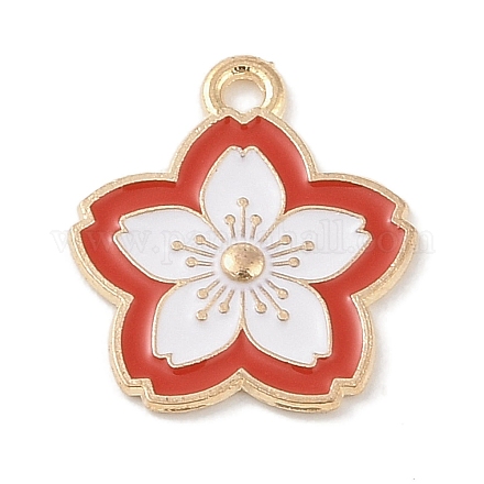Alloy Enamel Pendants ENAM-Z010-25A-KCG-1