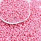 Baking Paint Glass Seed Beads, Round Hole, Peanut, PeachPuff, 3.5x6x3.5mm, Hole: 0.9mm, about 3750pcs/pound