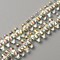 Electroplate Glass Beads, Top Drilled, Teardrop, Lemon Chiffon, 8.5x5x5.5mm, Hole: 0.8mm
