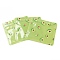 Plastic Resealable Bag, Storage Bags, Self Seal Bag, with Top Seal, Cartoon, Green, Fruit, 10x11x0.15cm, Unilateral Thickness: 2.7 Mil(0.07mm), 100pcs/bag