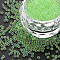 DIY Nail Art Decoration Mini Glass Beads, Tiny Caviar Nail Beads, AB Color Plated, Round, No Hole, Spring Green, 2mm, about 450g/bag