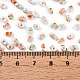 Two Tone Baking Paint Glass Seed Beads&nbsp;SEED-C003-01Q-3