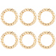 6Pcs Brass Spring Gate Clasps&nbsp;FIND-SC0020-67A-1
