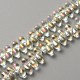 Electroplate Glass Beads&nbsp;GLAA-WH0023-29C-1
