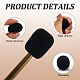 30Pcs 5 Colors Sponge Microphone Cover&nbsp;AJEW-CN0004-90A-5