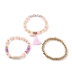 Multi-layered Stretch Beaded Bracelets Sets&nbsp;BJEW-JB05756-02-2