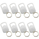 8Pcs Stainless Steel Keychains&nbsp;AJEW-CN0004-56-1