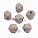Painted Natural Wood Beads&nbsp;WOOD-T021-51A-05-1