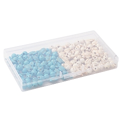 130Pcs 8 Styles Dyed Synthetic Turquoise Beads&nbsp;G-FS0005-69