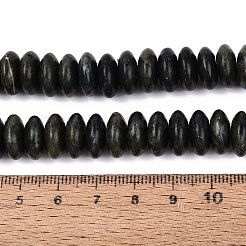 天然中国翡翠 南部翡翠ビーズ連  ソーサービーズ  11.5~12x4.5~5.5mm  穴：0.7~1.2mm  約59~61個/連  12.40~12.80インチ（31.5~32.5cm）&nbsp;G-Q606-64A-02