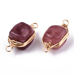 Natural Agate Links Connectors&nbsp;G-T131-99D