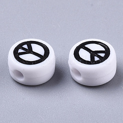 Opaque Acrylic Beads&nbsp;X-MACR-N008-20A-01