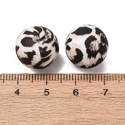 Food Grade Eco-Friendly Printed Silicone Beads&nbsp;SIL-A013-01A-12
