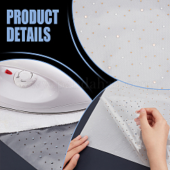 24Pcs Glitter Hotfix Rhinestone Sheet&nbsp;DIY-FG0010-10C