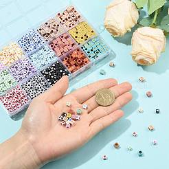 1440Pcs 15 Colors Opaque Acrylic Beads&nbsp;OACR-FS0002-80