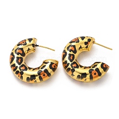 Brass Stud Earrings&nbsp;EJEW-Q015-12B-G