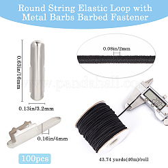 1 Roll Round Elastic Cord&nbsp;DIY-BBC0001-95