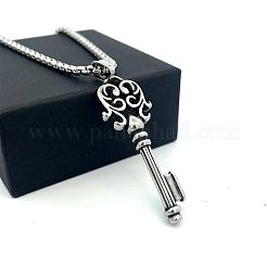 Vintage Punk 304 Stainless Steel Key Pendant Necklaces&nbsp;GR5829