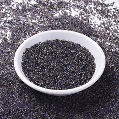 MIYUKIラウンドロカイユビーズ  日本製シードビーズ  （rr4556)アズロマット  11/0  2x1.3mm  穴：0.8mm  約1111個/10g&nbsp;X-SEED-G007-RR4556