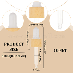 Straight Glass Eye Droppers&nbsp;LS-MRMJ-WH0075-60B-01