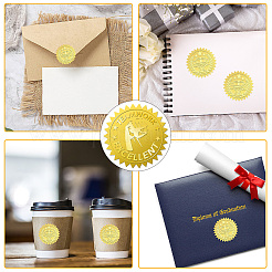 12 Sheets PET Adhesive Wax Seal Stickers&nbsp;DIY-WH0451-041