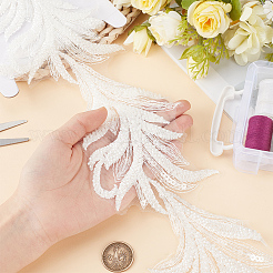 1 Yard Polyester Computerized Embroidery Cloth Ornament Accessories&nbsp;DIY-GF0013-65A