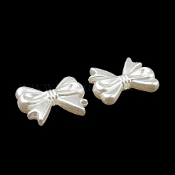 Abs模造パールビーズ  蝶結び  14x18x4mm  穴：1.8mm&nbsp;OACR-K001-18