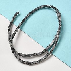 Natural Snowflake Obsidian Beads Strands&nbsp;G-B064-A34