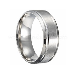 男性用ステンレス指輪201個  ステンレス鋼色  8mm  usサイズ12 1/4(21.5mm)&nbsp;WG1765E-28