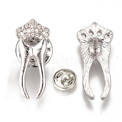 Alloy Brooches&nbsp;JEWB-N006-045P-NR