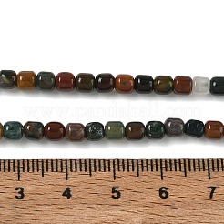 天然石インディアン瑪瑙ビーズ連売り  バレル  4.5~5x4.5mm  穴：1mm  約91~93個/連  14.57~14.76''（37~37.5センチメートル）&nbsp;GG-CBAC70A-A02