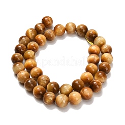 Natural Tiger Eye Beads Strands&nbsp;G-B133-A02-10mm-03