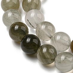 Natural Green Lodolite Quartz/Garden Quartz Beads Strands&nbsp;G-R494-A07-03